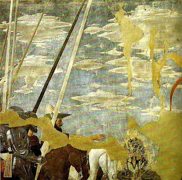 Piero della Francesca the legend of the true cross, detail